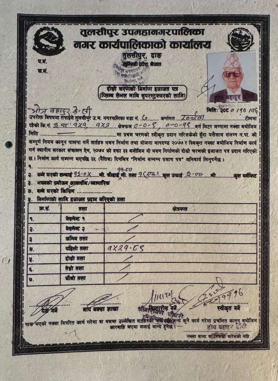Documentation & Permits - View 1